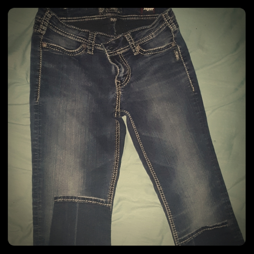 Silver jeans